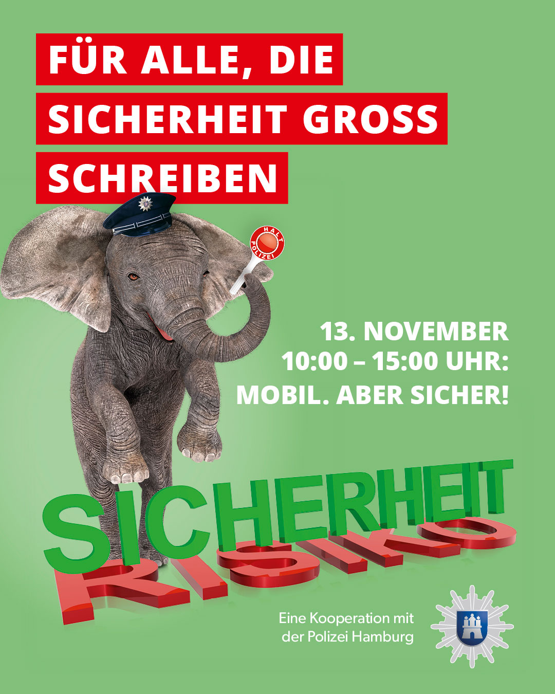 Verkehrsprävention 2025 Mobil. Aber sicher.